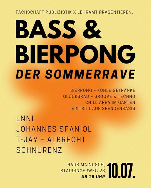 ☀️Bass & Bierpong☀️