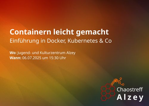 Containern leicht gemacht - Einführung in Docker, Kubernetes & Co