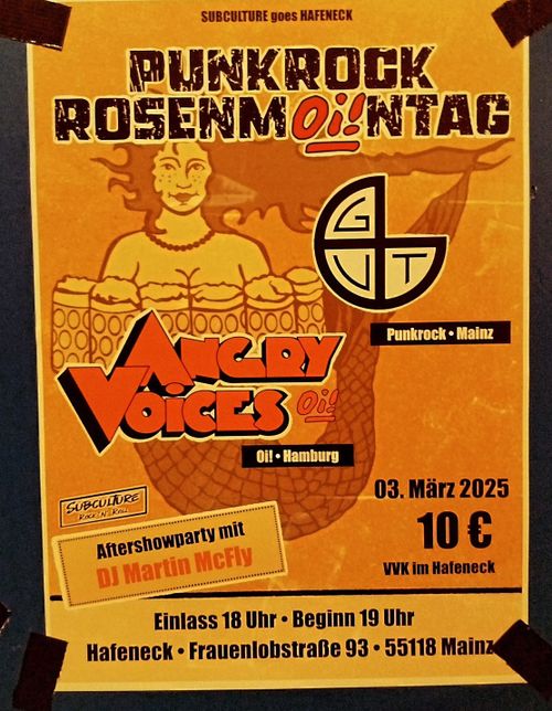 Angry Voices / dreiviertelgut