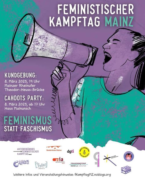 Feministischer Kampftag Mainz - Kundgebungn 