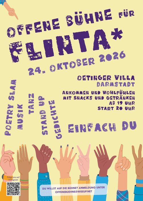 OFFENE BÜHNE FÜR FLINTA*