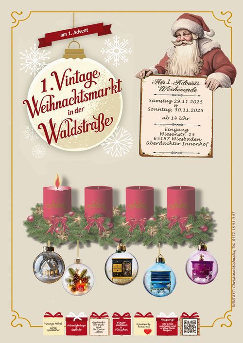 1. Vintage Weihnachtsmarkt, Wiesbaden