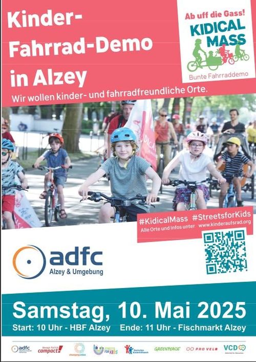 Kinder-Fahrrad-Demo Alzey