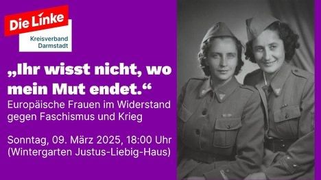 Europäische Frauen im Widerstand gegen Faschismus und Krieg