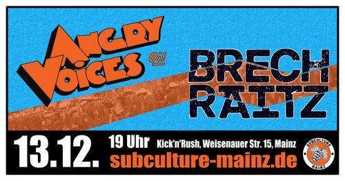 BRECHRAITZ + ANGRY VOICES in Mainz