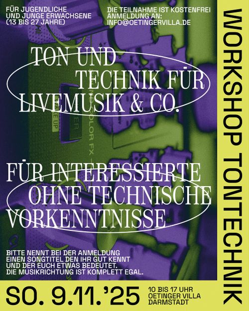 TON UND TECHNIK FÜR LIVEMUSIK & CO.