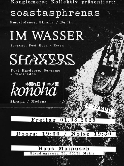 Konzert: Soastasphrenas, Im Wasser,