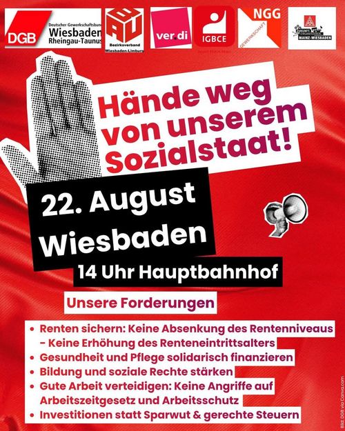 Hände weg von unserem Sozialstaat
