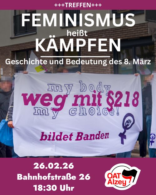 Feminismus heißt kämpfen