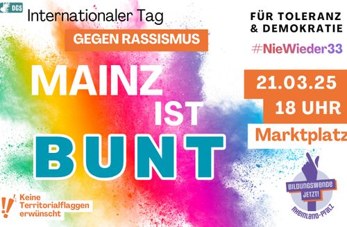 Internationaler Tag gegen Rassismus - Mainz ist bunt