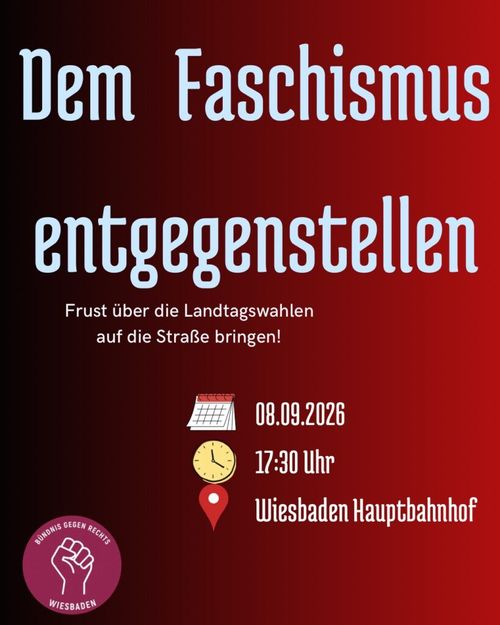 Demonstration am 8. September: Die Würde des Menschen schützen, dem Faschismus entgegentreten, AfD bekämpfen